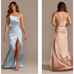 Bridesmaid Dusty Blue Dress